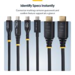 StarTech.com 2m Ultra High Speed HDMI 2.1 Cable, 8K 60Hz/4K 120Hz, 48Gbps