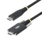 StarTech.com 2m USB-C 240W PD Charging Cable, Side Screw Lock, Braided Jacket