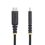 StarTech.com 2m USB-C 240W PD Charging Cable, Side Screw Lock, Braided Jacket