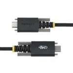 StarTech.com 2m USB-C 240W PD Charging Cable, Side Screw Lock, Braided Jacket