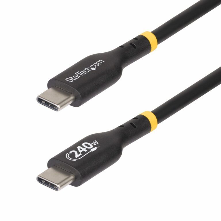 StarTech.com 2m USB-C Cable, 240W PD EPR, USB 2.0, M/M