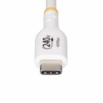 StarTech.com 2m USB-C Cable, 240W PD EPR, USB 2.0, White