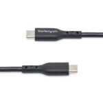 StarTech.com 2m USB-C Charging Cable, 60W PD, USB 2.0, Black