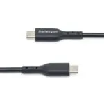 StarTech.com 2m USB-C Charging Cable, 60W PD, USB 2.0, Black
