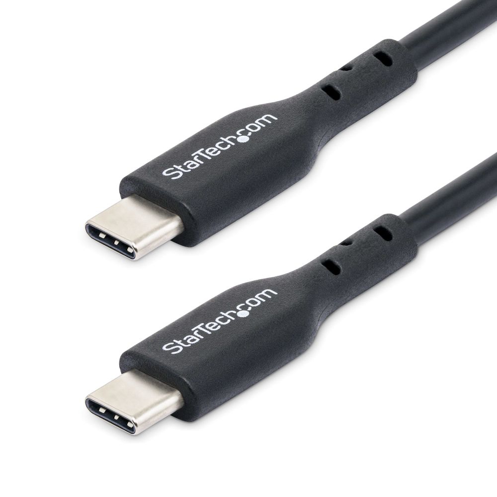 StarTech.com 2m USB-C Charging Cable, 60W PD, USB 2.0, Black