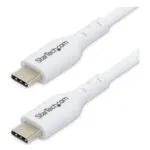 StarTech.com 2m USB-C Charging Cable, 60W PD, White