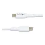 StarTech.com 2m USB-C Charging Cable, 60W PD, White