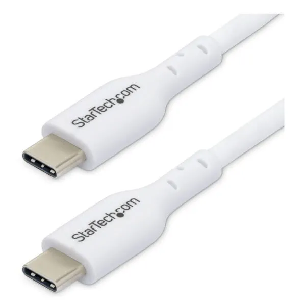 StarTech.com 2m USB-C Charging Cable, 60W PD, White
