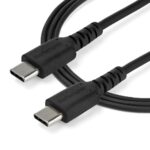StarTech.com 2m USB-C Charging Cable - USB 2.0 Type-C to Type-C, 60W, Black