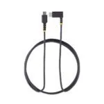 StarTech.com 2m USB-C Right Angle 60W PD Cable - Black
