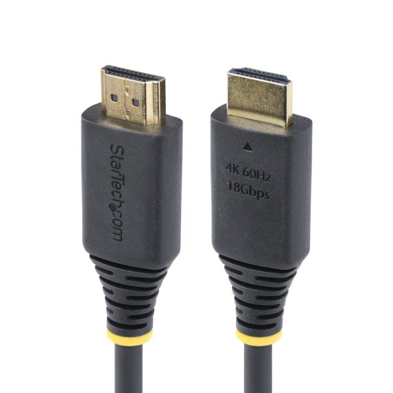 StarTech.com 30cm High Speed HDMI Cable, 4K 60Hz, HDMI 2.0, 18Gbps