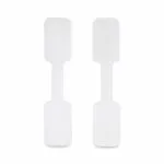 StarTech.com 3.5in Cable Labels, 100 Pack, White, Hook-to-Hook Fastener Write-On Tags