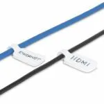 StarTech.com 3.5in Cable Labels, 100 Pack, White, Hook-to-Hook Fastener Write-On Tags