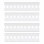 StarTech.com 3.5in Cable Labels, 100 Pack, White, Hook-to-Hook Fastener Write-On Tags