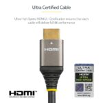 StarTech.com 3ft HDMI 2.1 Cable 8K - 48Gbps Ultra High Speed - 8K 60Hz/4K 120Hz HDR10+