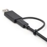 StarTech.com 3ft Hybrid USB-C Cable with USB-A Adapter - 10Gbps/100W PD