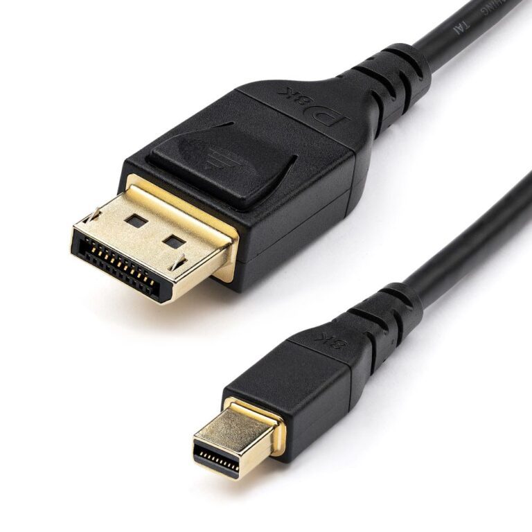 StarTech.com 3ft Mini DisplayPort to DisplayPort 1.4 Cable - 8K 60Hz HBR3 HDR