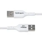 StarTech.com 3ft USB-A to USB-C Cable, 3A, USB 2.0, White