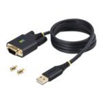 StarTech.com 3ft USB to Serial Adapter, FTDI, RS232, COM Retention