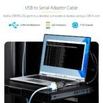 StarTech.com 3ft USB to Serial Adapter, FTDI, RS232, COM Retention