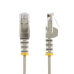 StarTech.com 3m CAT6 Slim Cable, Grey Snagless RJ45