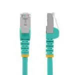 StarTech.com 3m CAT6a LSZH 10GbE 500MHz PoE++ S/FTP Patch Cable - Aqua