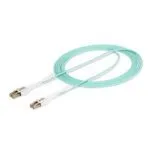 StarTech.com 3m LC to LC OM4 Multimode Fibre Cable w/Pull Tabs, 100G, LSZH