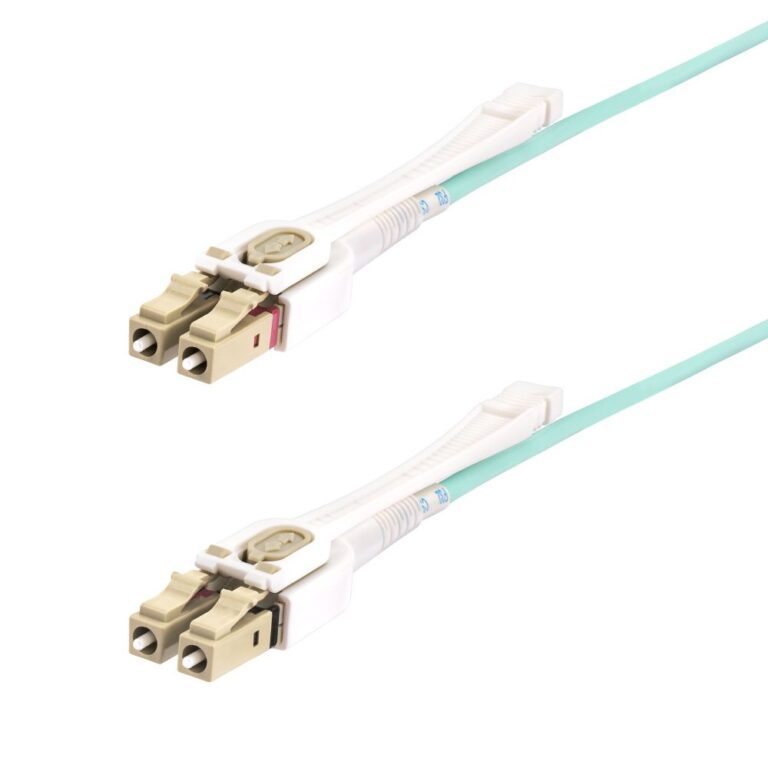 StarTech.com 3m LC to LC OM4 Multimode Fibre Cable w/Pull Tabs, 100G, LSZH