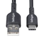 StarTech.com 3m USB-A to USB-C Cable, 3A, USB 2.0, Black