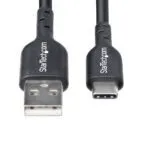 StarTech.com 3m USB-A to USB-C Cable, 3A, USB 2.0, Black