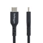 StarTech.com 3m USB-C Charging & Data Cable, 60W Power Delivery, TPE Jacket