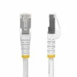 StarTech.com 3m White CAT8 Ethernet Cable, Snagless RJ45, 25G/40G, 2000MHz, PoE++, S/FTP, 26AWG Pure Bare Copper, LSZH