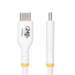 StarTech.com 3m White USB-C Cable, 240W PD EPR, USB 2.0, TPE