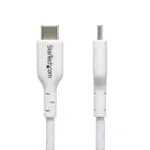 StarTech.com 3m White USB-C Charging & Data Cable, 60W PD, M/M