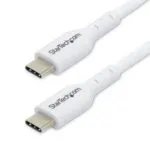 StarTech.com 3m White USB-C Charging & Data Cable, 60W PD, M/M