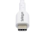 StarTech.com 3m White USB-C Charging & Data Cable, 60W PD, M/M