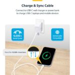 StarTech.com 3m White USB-C Charging & Data Cable, 60W PD, M/M