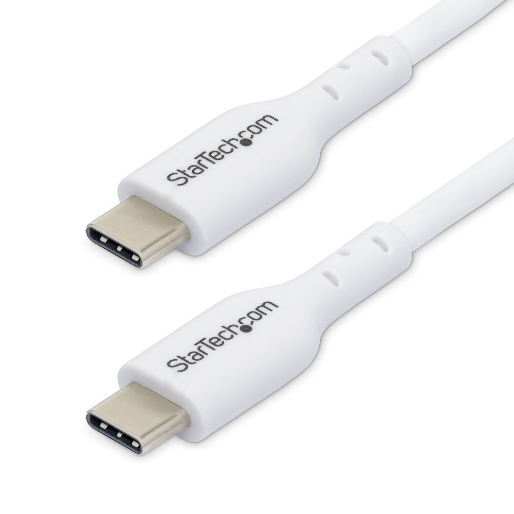 StarTech.com 3m White USB-C Charging & Data Cable, 60W PD, M/M