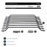 StarTech.com 4in Offset Cable Lacing Bar 10 Pack