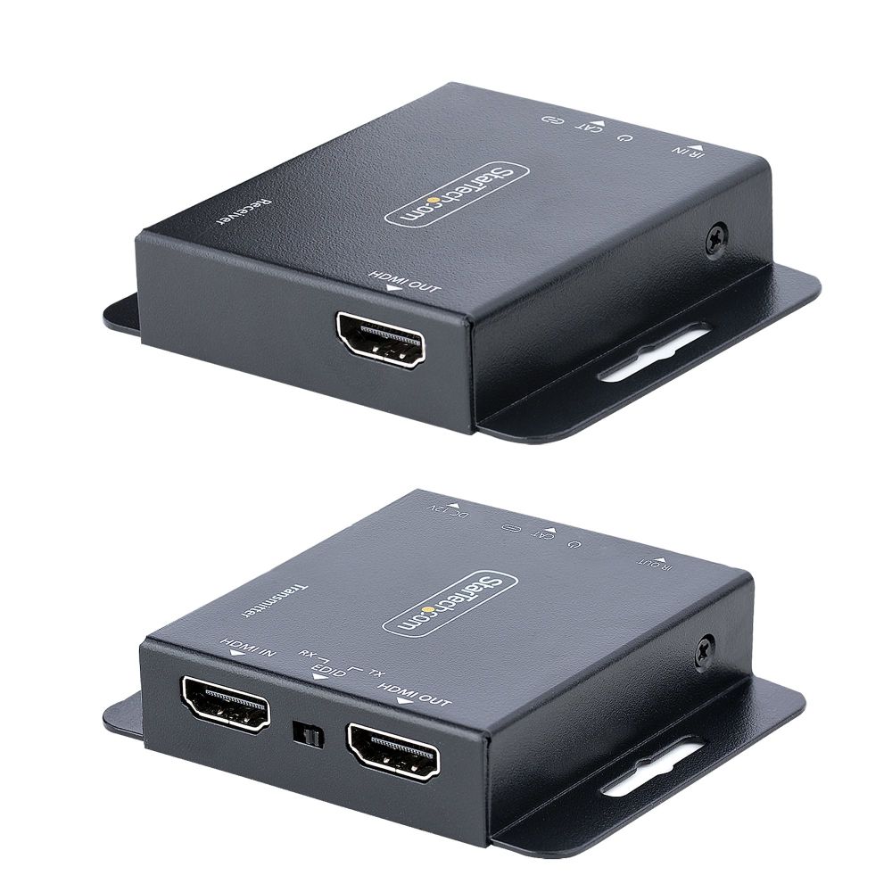 StarTech.com 4K HDMI Extender over CAT6/CAT5, 30Hz/1080p 60Hz, IR Remote