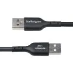 StarTech.com 4m USB-A to USB-C Cable, 3A, USB 2.0, Black