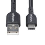 StarTech.com 4m USB-A to USB-C Cable, 3A, USB 2.0, Black