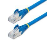 StarTech.com 50cm CAT6a LSZH Blue S/FTP Network Cable - 10GbE 500MHz PoE++