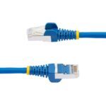 StarTech.com 50cm CAT6a LSZH Blue S/FTP Network Cable - 10GbE 500MHz PoE++
