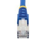 StarTech.com 50cm CAT6a LSZH Blue S/FTP Network Cable - 10GbE 500MHz PoE++