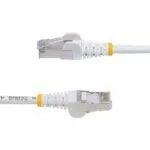 StarTech.com 50cm White CAT8 Ethernet Cable, S/FTP, 2000MHz, 100W PoE++