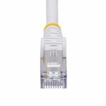 StarTech.com 50cm White CAT8 Ethernet Cable, S/FTP, 2000MHz, 100W PoE++