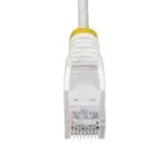 StarTech.com 50cm White Slim CAT6 Ethernet Cable, 100W PoE, UTP, 28AWG