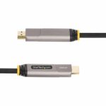 StarTech.com 50ft USB-C to HDMI 2.0 Active Optical Cable, 4K 60Hz, CL3