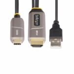 StarTech.com 50ft USB-C to HDMI 2.0 Active Optical Cable, 4K 60Hz, CL3